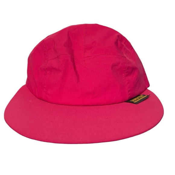 VINTAGE | RARE Eddie Bauer Gore-Tex‎ Hot Pink Made in the US Long Duck Bill Hat - Picture 1 of 10